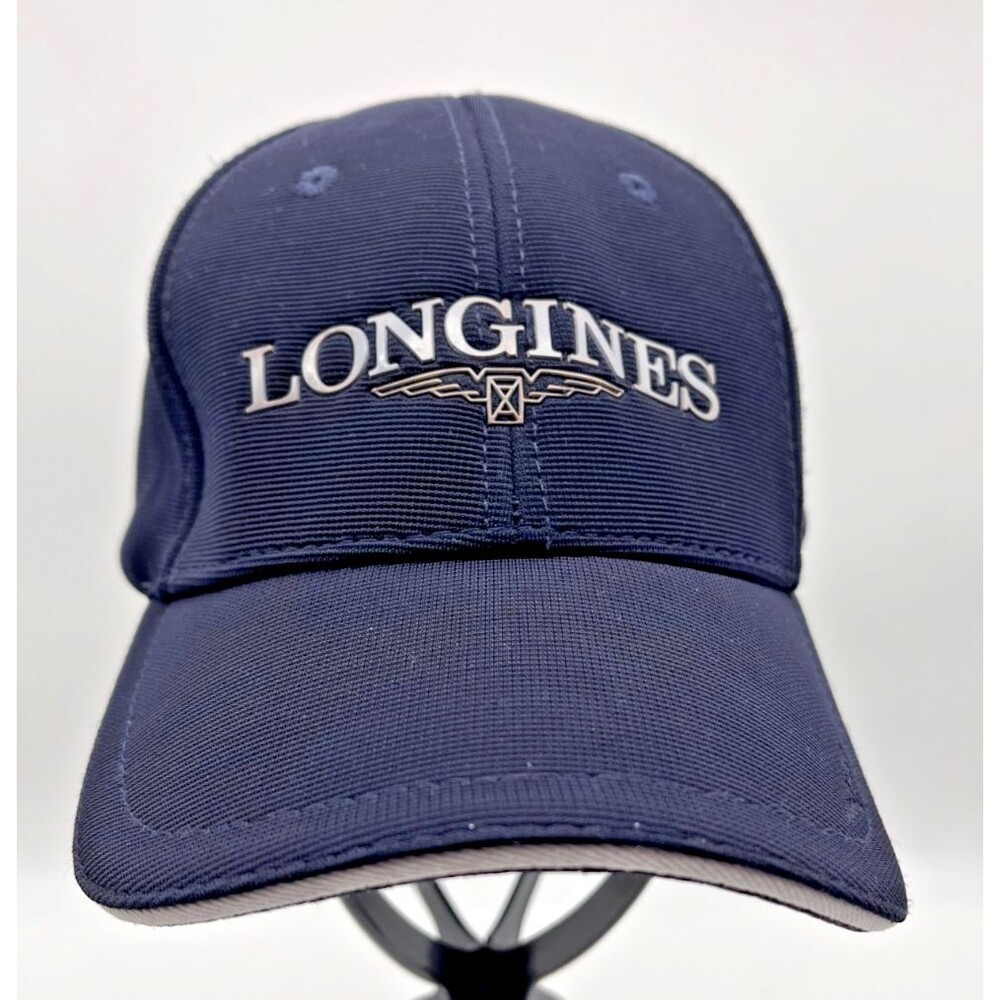 Longines Watch Ball Cap Hat Navy Blue Embroidered Logo Strapback Luxury